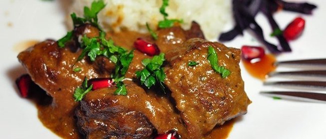 Говядина в соусе Наршараб