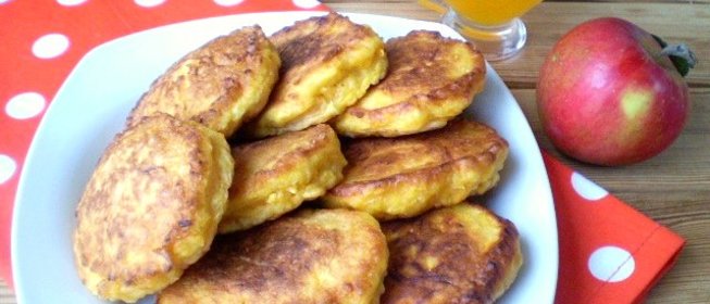 Оладьи из морковки