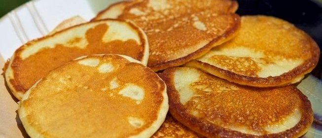 Оладьи на кефире