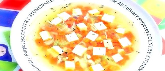 Бульон с омлетом