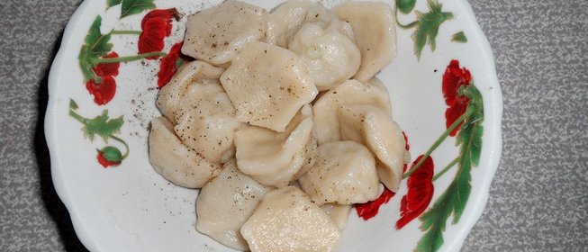 Пельмени с картошкой по-кубански