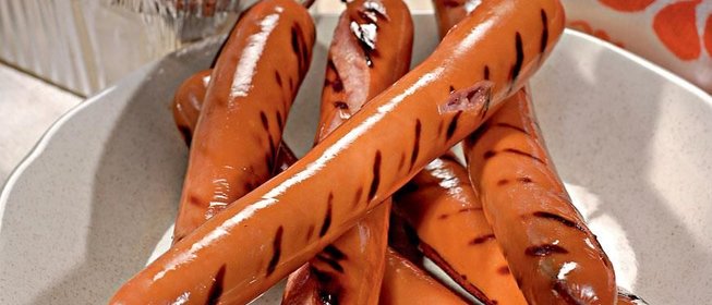 Сосиски с грибами