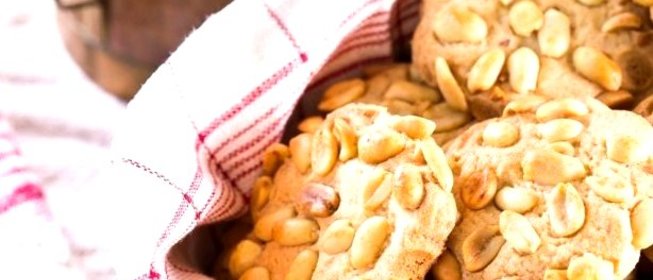 Песочное печенье с арахисом