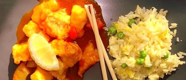 Рыба по-китайски в кисло-сладком соусе