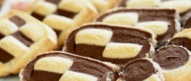 Шахматное песочное печенье от Le Cordon Bleu