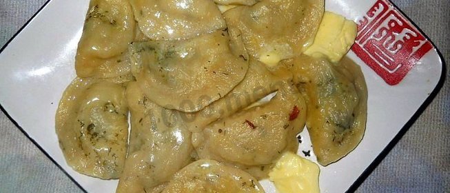 Вареники с картошкой и укропом