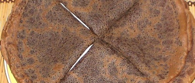 Шоколадные блины