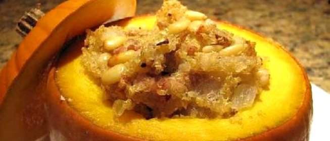 Фаршированная тыква Квиноа