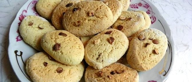 Песочное печенье с лесными орехами