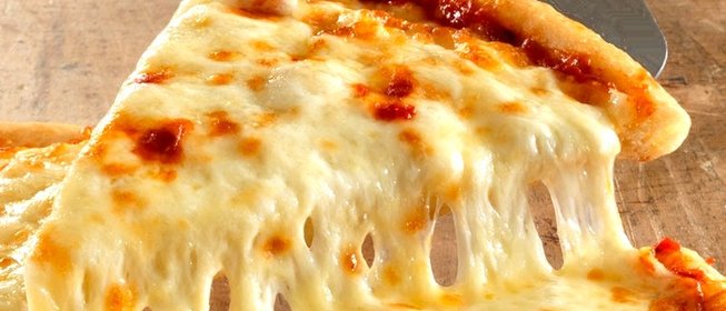Пицца с плавленым сыром
