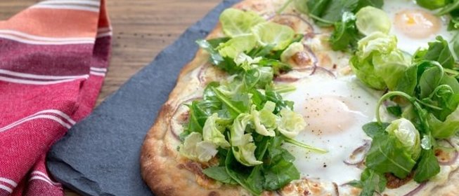 Пицца с творогом