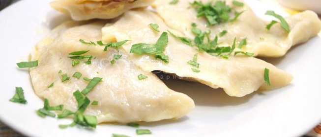 Вареники с капустой и сыром