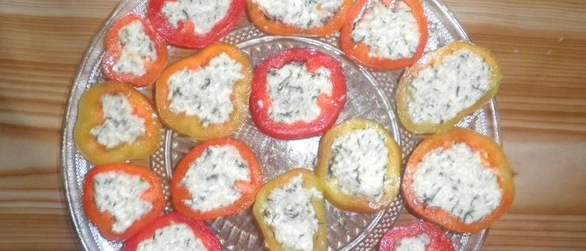 Оригинальная закуска из сладкого перца