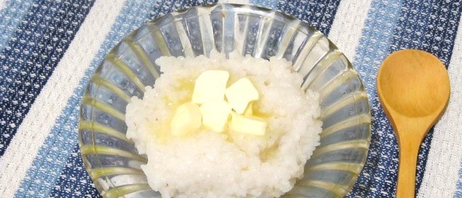 Каша рисовая с маслом