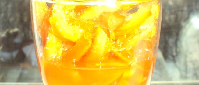 Цукаты из лимонных корок