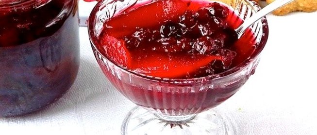 Варенье из клюквы с яблоками