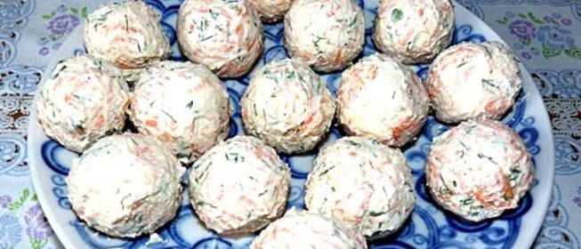 Чесночные шарики