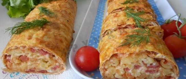 Пицца в лаваше