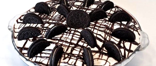 Пирог из крекеров и мороженого