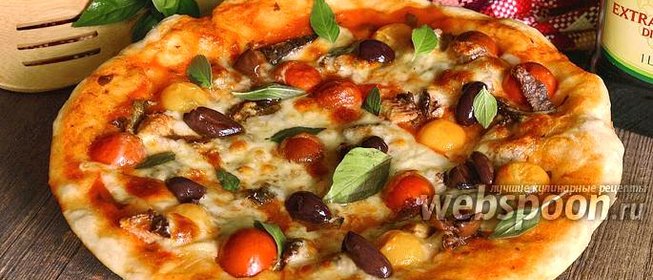 Пицца с сардинами