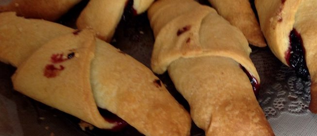 Рогалики с джемом