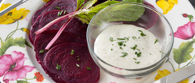 Свекла в сметанном соусе