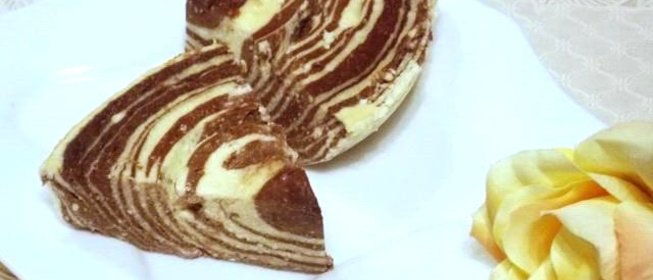 Творожная запеканка Зебра