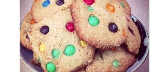 Печенье с шоколадным драже