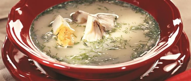 Рыбный суп с укропом