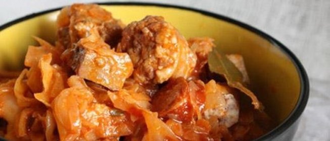 Солянка из капусты