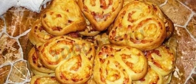 Рулетики с ветчиной Печенье для милого