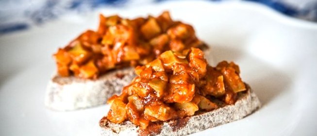 Кабачковая икра тушеная