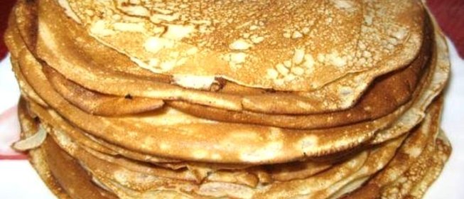 Блинчики без масла для жарки