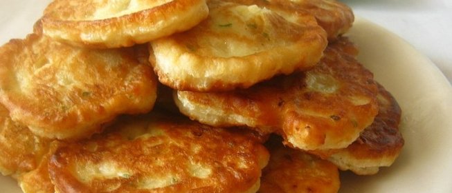 Оладьи с луком