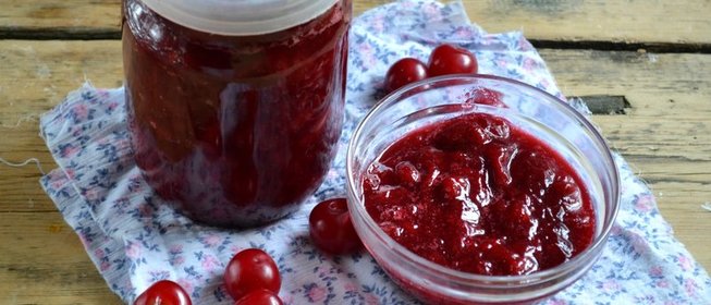 Варенье из вишни без закатки