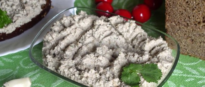 Паштет из семян подсолнечника