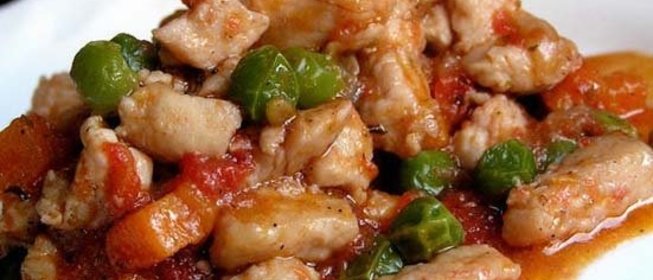 Рагу из индейки с овощами