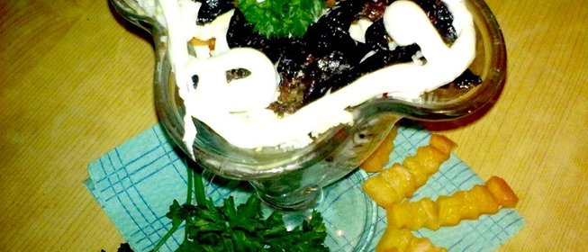 Салат-коктейль с курицей