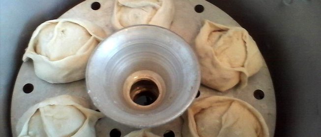 Манты с тыквой