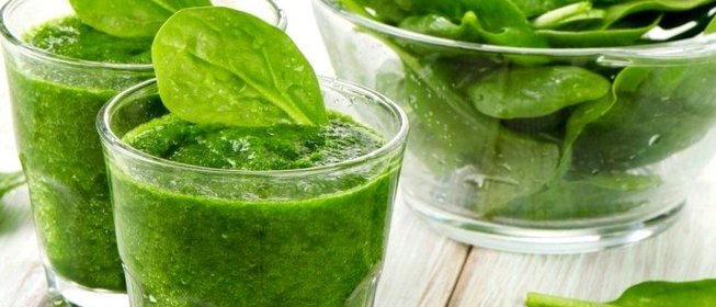 Коктейль из шпината
