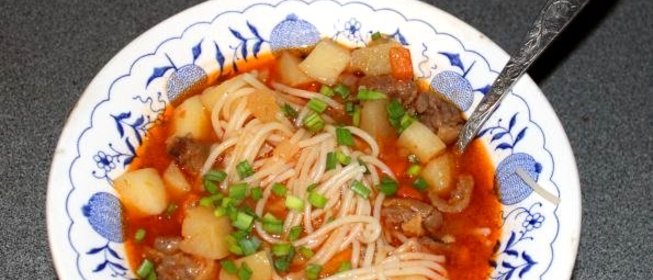 Лагман из утки