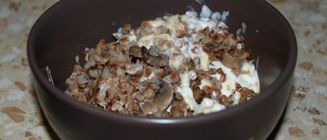 Гречка по‑ярославски с грибами