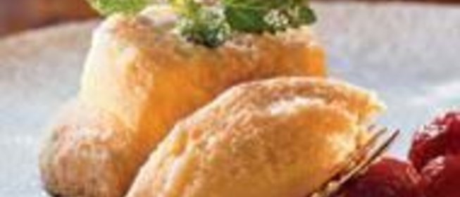 Суфле с малиновым ликером