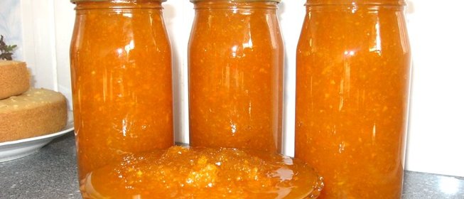 Варенье из тыквы с лимоном и апельсином (без варки)