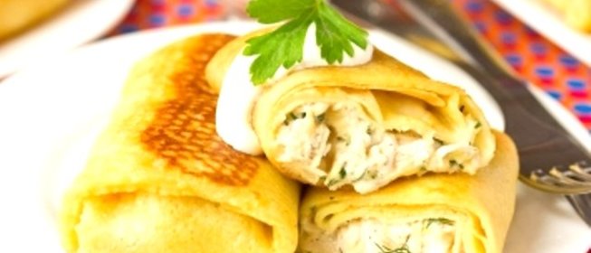 Блины конвертом