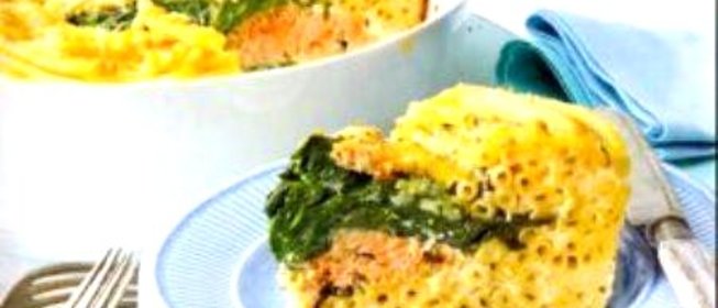 Итальянская запеканка с лососем