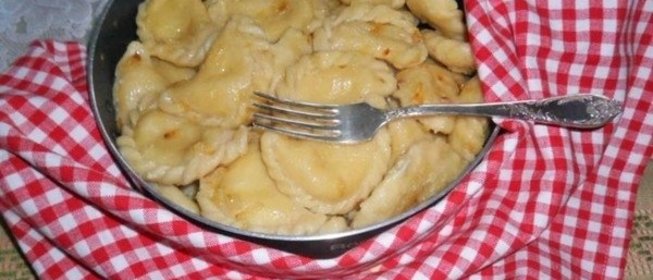 Вареники с морепродуктами