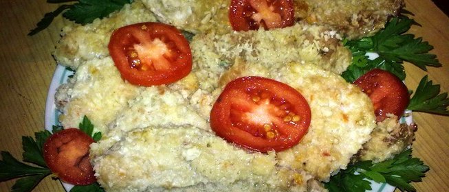 Свинина в кокосовой стружке