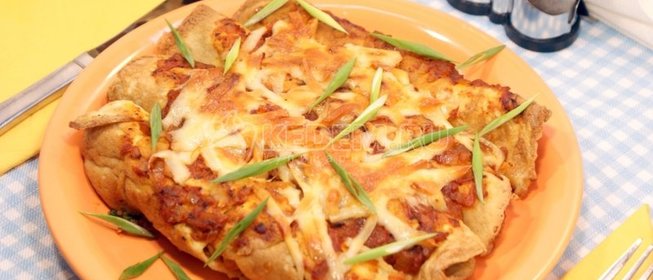 Омлет из яиц с начинкой