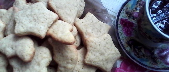 Песочное печенье с корицей и имбирем